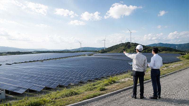 太陽光発電所の開発・仲介イメージ